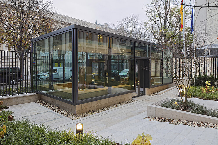 Foto von Referenzobjekt: Wachhaus der detuschen Botschaft in Paris